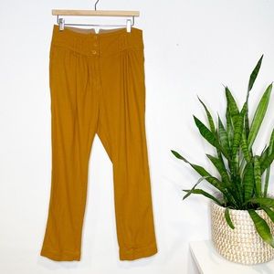 Free People | High Rise, Pleat Front, Trouser Sz.4